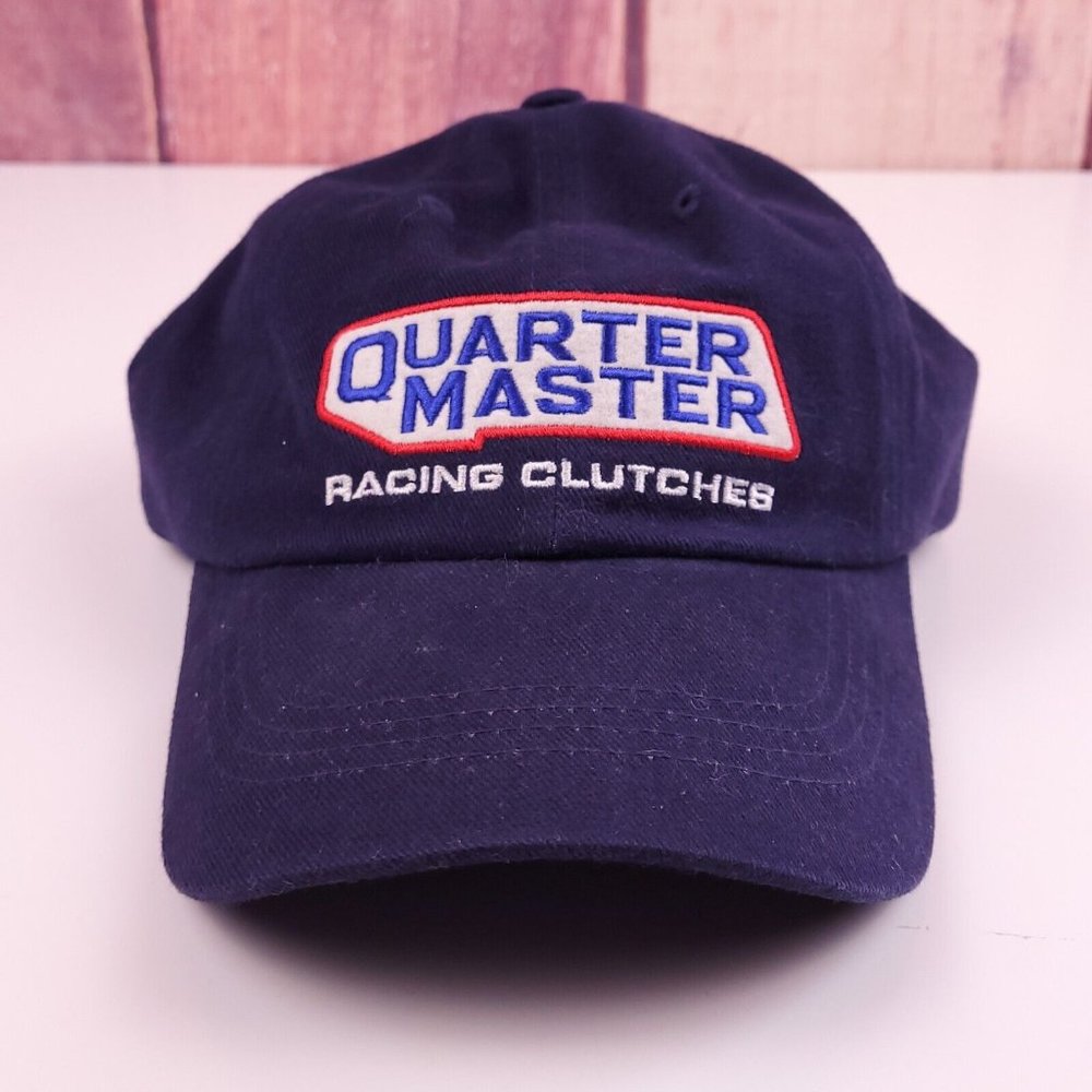 Quarter Master Racing Clutches Hat Strapback Blue Adjustable